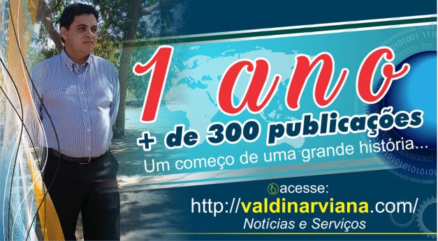 ValdinarViana.com - 1 ano de existência!
