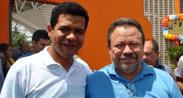 Luciano Leitoa (PSB) e seu pai Chico Leitoa (PDT)